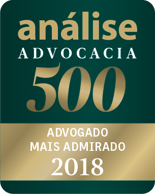 Certificado: Análise Advocacia 500 - Advogado Mais Admirado 2018