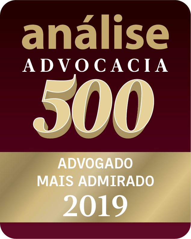 Certificado: Análise Advocacia 500 - Advogado Mais Admirado 2019